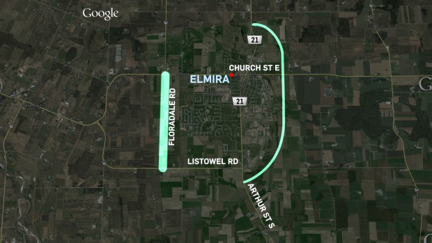 Elmira bypass map