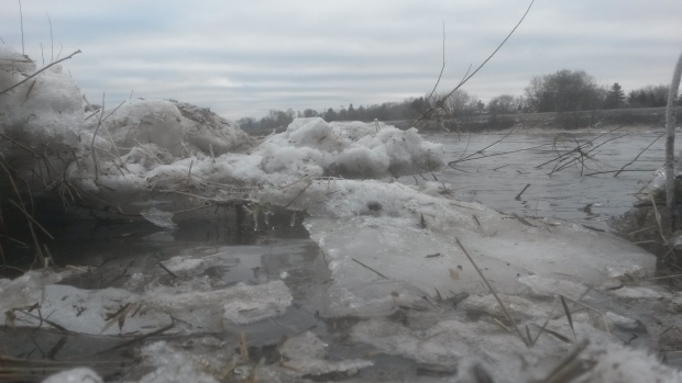 Ice jam reported in Cayuga as flood watch continues | CTV ... - CTV News