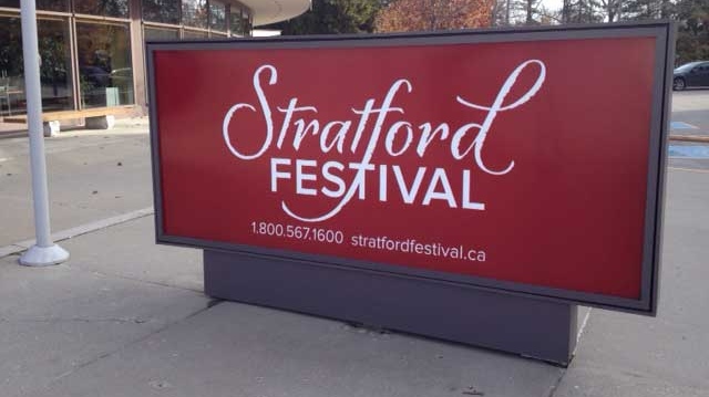 The Festival Theatre is seen in Stratford, Ont. on Wednesday, Nov. 20, 2013. (Scott Miller / CTV London)