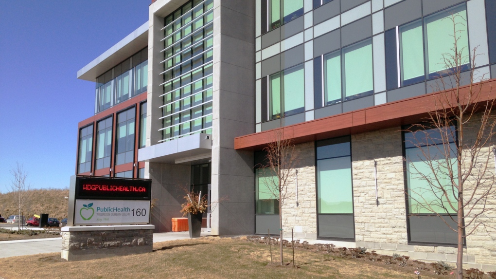 The Wellington-Dufferin-Guelph Public Health building on Chancellors Way in Guelph is pictured on Wednesday, April 1, 2015. (Brian Dunseith / CTV Kitchener)