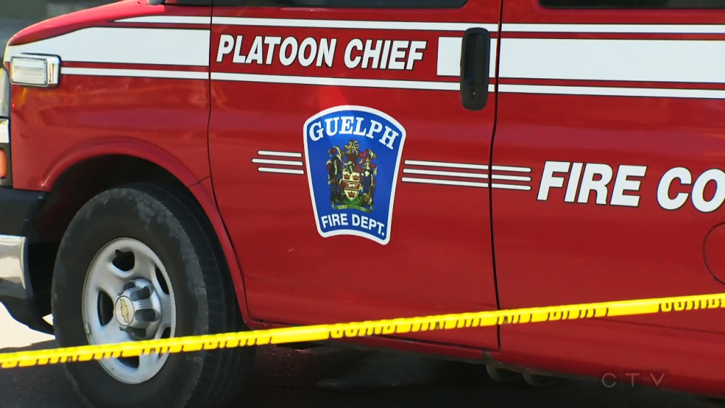 A Guelph fire vehicle appears in a file photo. (CTV Kitchener)