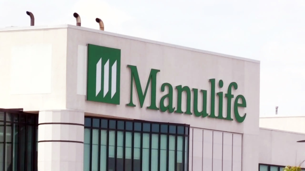 A Manulife building in Waterloo, Ont., is pictured on Thursday, June 21, 2018.