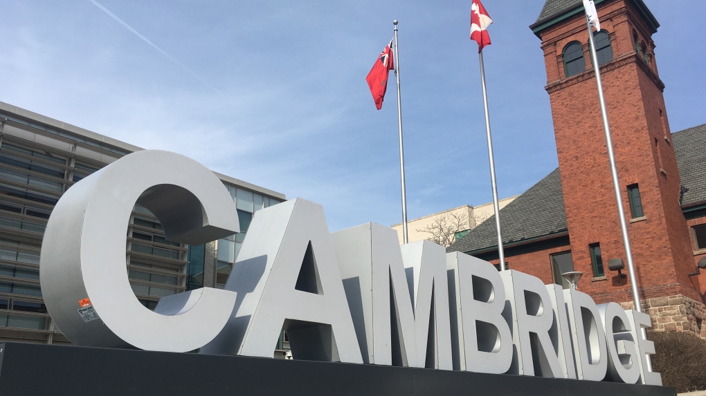 The City of Cambridge sign.
