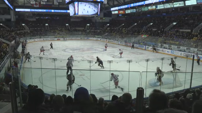 The Kitchener Rangers play at the Aud.