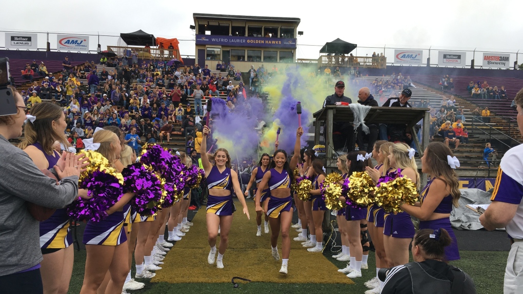 Homecoming game at Wilfrid Laurier University. (Sept. 28, 2019)
