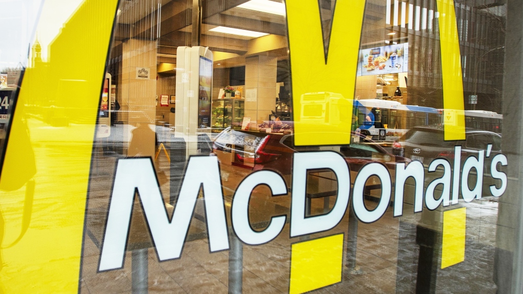 The McDonald's logo is seen in this undated file photo. 