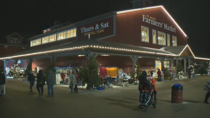 St. Jacobs Farmers' Market opens first-ever Holiday Sip 'n Shop. (CTV Kitchener)