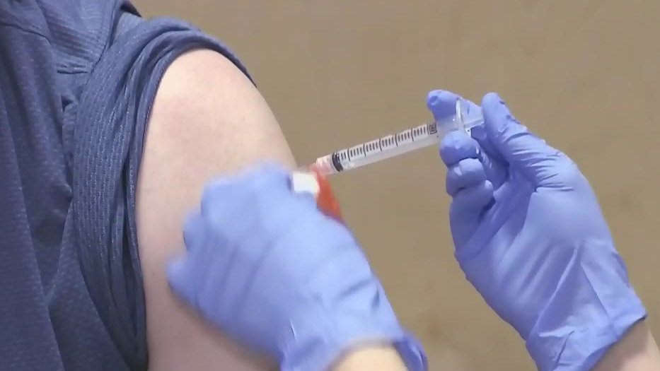 A COVID-19 vaccine being administered. (CTV News)