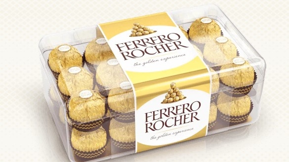 A photo of Ferrero Rocher chocolates from the company's website.