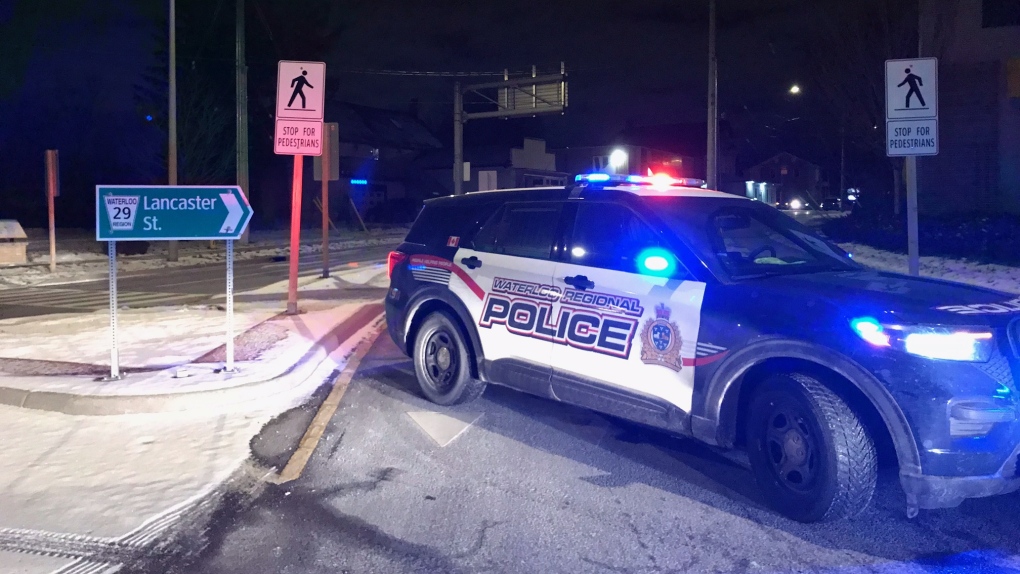 Police respond to an incident in Kitchener (Dan Lauckner / CTV Kitchener)
