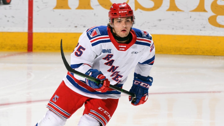 Rangers trade forward Declan McDonnell to the Barrie Colts. (Courtesy: Kitchener Rangers) 