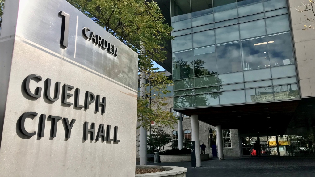 Guelph City Hall is seen on Oct. 3, 2022. (Dan Lauckner/CTV Kitchener)