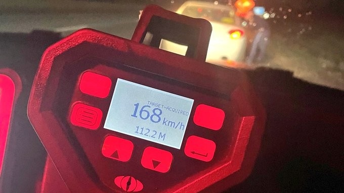 A driver in Cambridge was pulled over going 168km/h. (OPP)