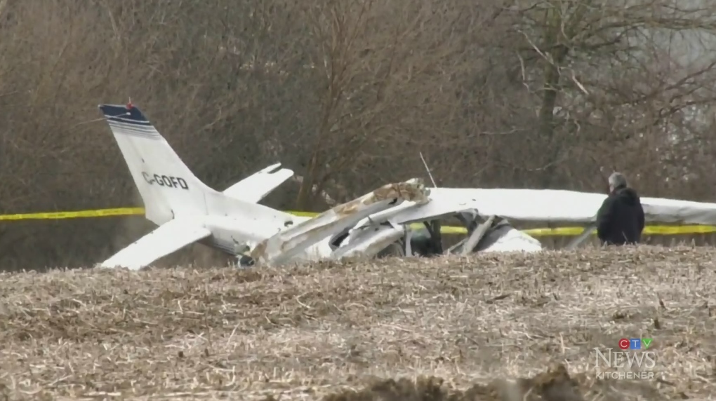 From CTV Kitchener's Krista Sharpe: One person has died after a small plane crashed in Brantford on Monday.