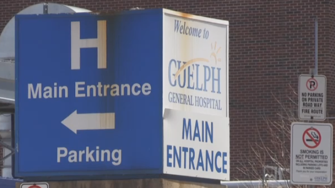 The outside of the Guelph General Hospital. (Carmen Wong/CTV News)