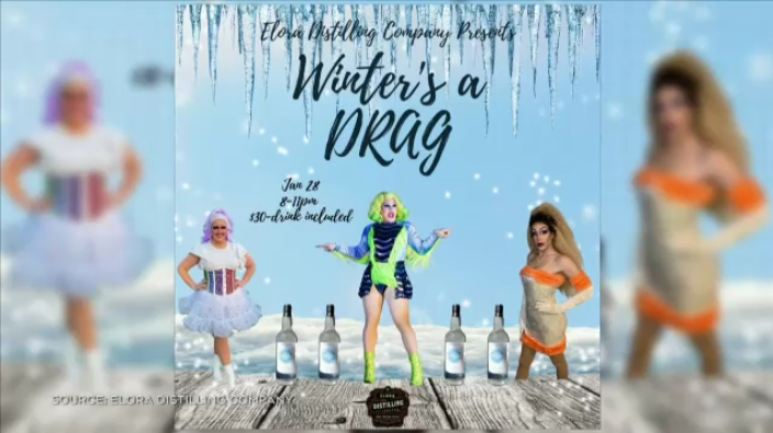 Poster for an upcoming drag show in Elora. (Submitted: Elora Distilling Company)