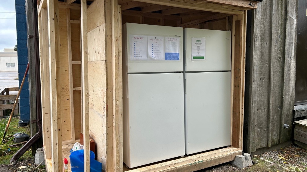 Community fridge back up and running