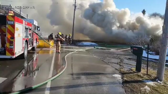 Fire at a Simcoe restaurant