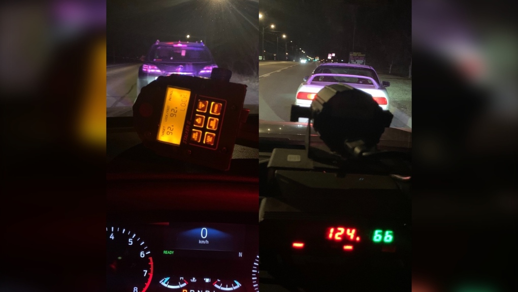 Guelph police said they stopped two drivers for speeding. (GPS)