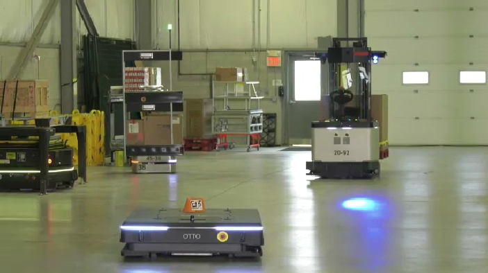 Kitchener company making self-driving forklifts