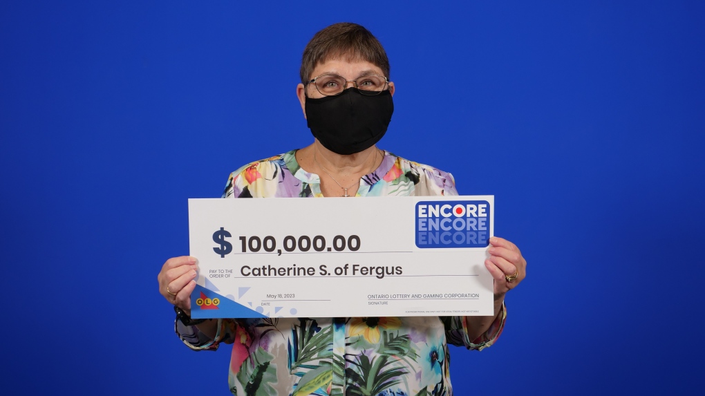 Catherine Sweeney of Fergus has won $100,000 in the lottery. (OLG)