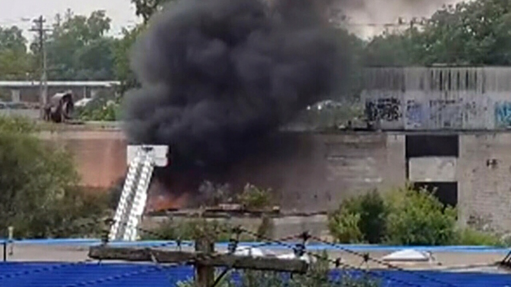 Fire Erupts At Abandoned Kitchener Building   Fire 1 6509893 