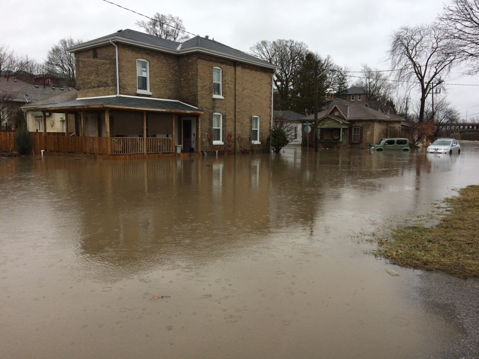 Grand River Avenue flood