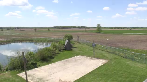 The site of a future cannabis grow