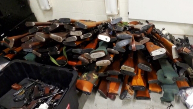 Seized guns were licensed, unsafely stored: police