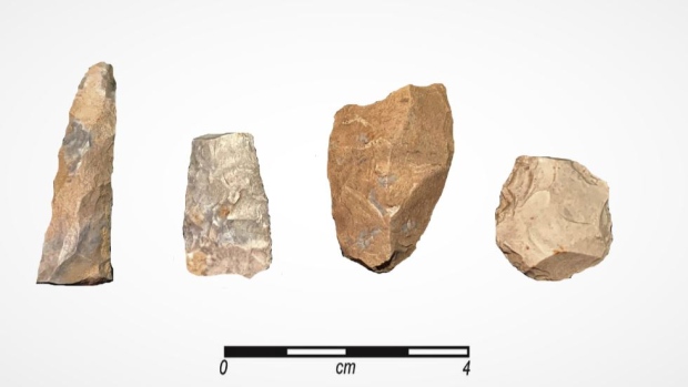 Stone tools found on Fischer-Hallman Road