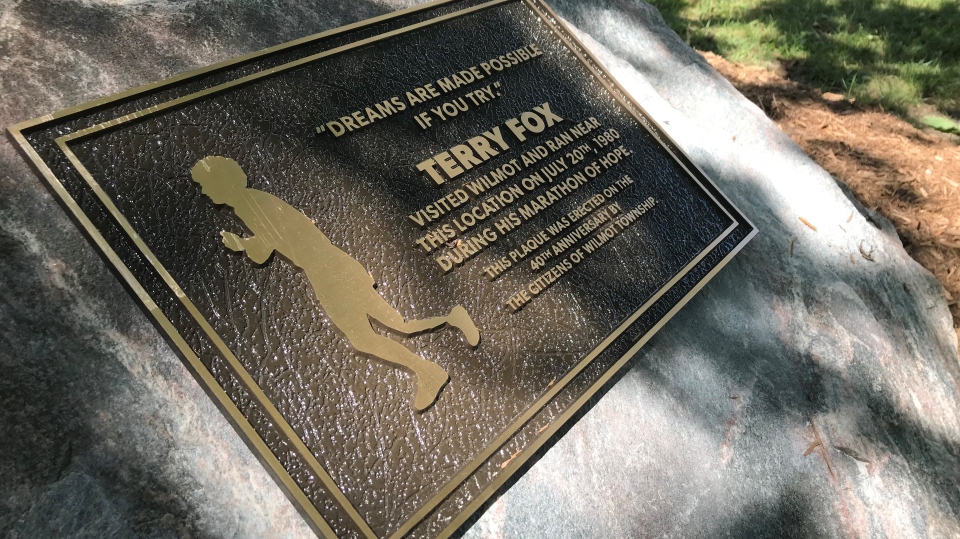 Terry Fox plaque