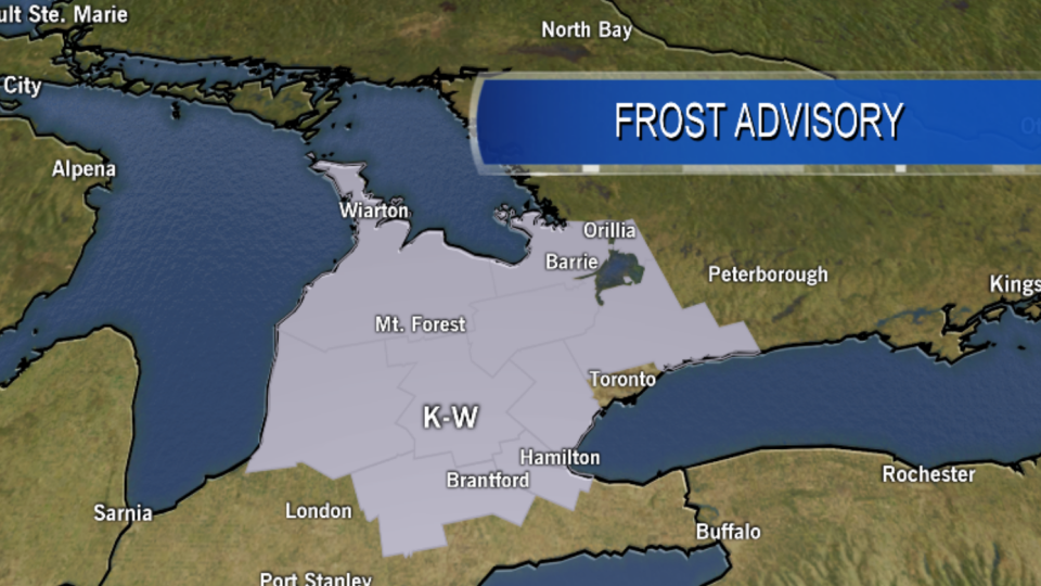 Frost advisories in place as temperature is forecast drop near freezing
