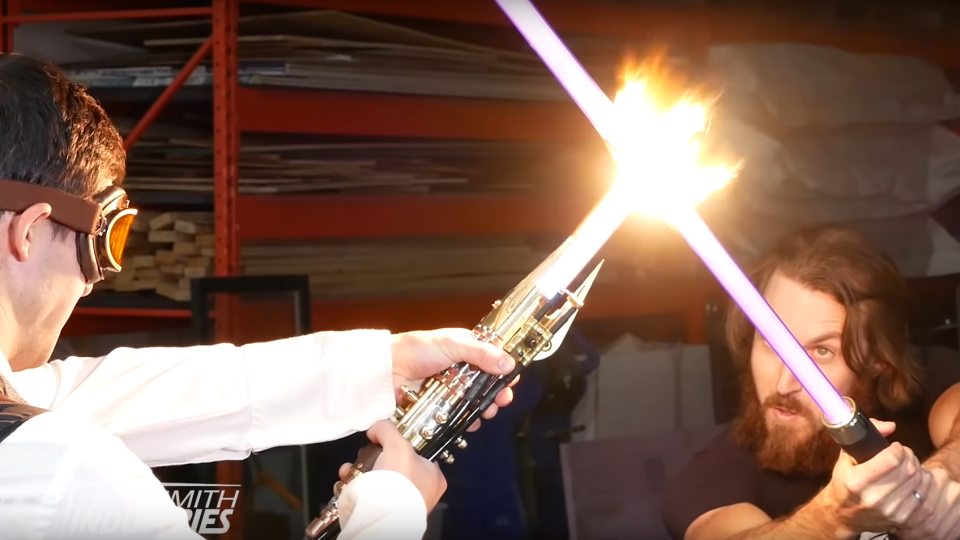 Lightsaber vs. light saber