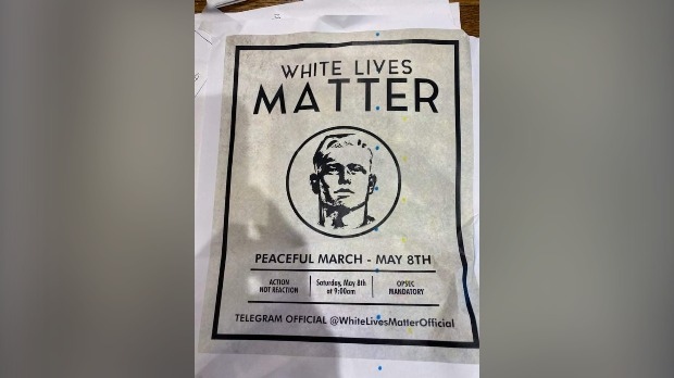 White Lives Matter poster