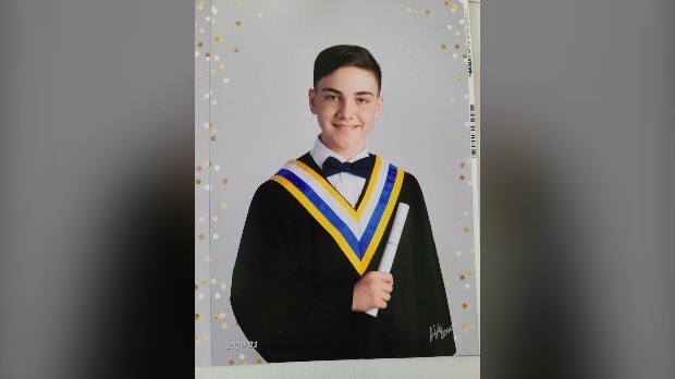 Cristopher Faustino 2021 Grade 8 Graduate from St